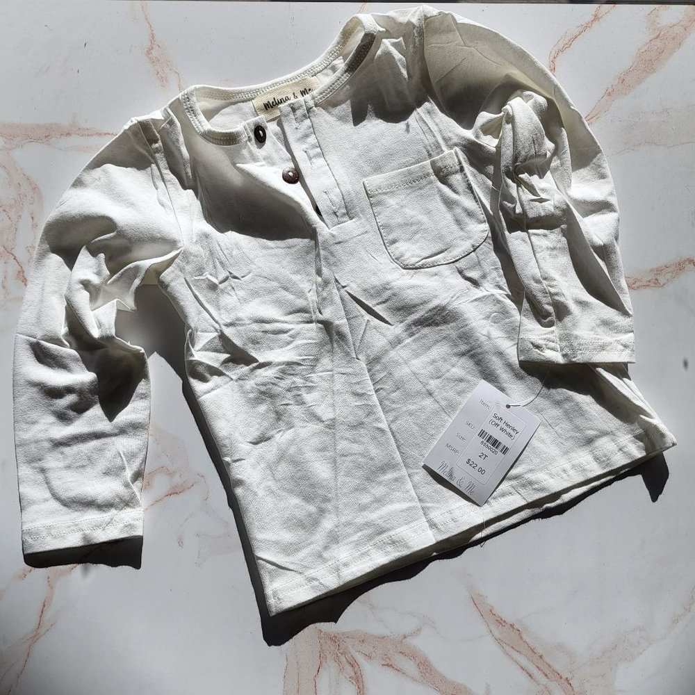White Melina&Me Toddler / Baby Pocket Shirt